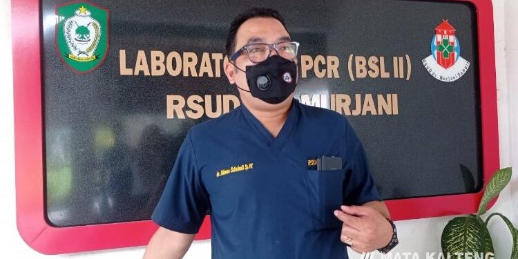 Dokter Ikhwan Setiabudi, Penanggung Jawab Laboratorium PCR RSUD dr. Murjani Sampit. 