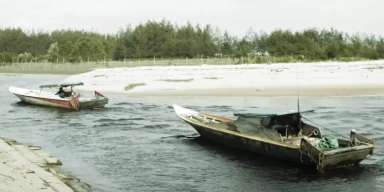 FOTO: IST/MATA KALTENG: Kapal nelayan yang ada di Desa Sungai Bakau, Kecamatan Seruyan Hilir Timur.