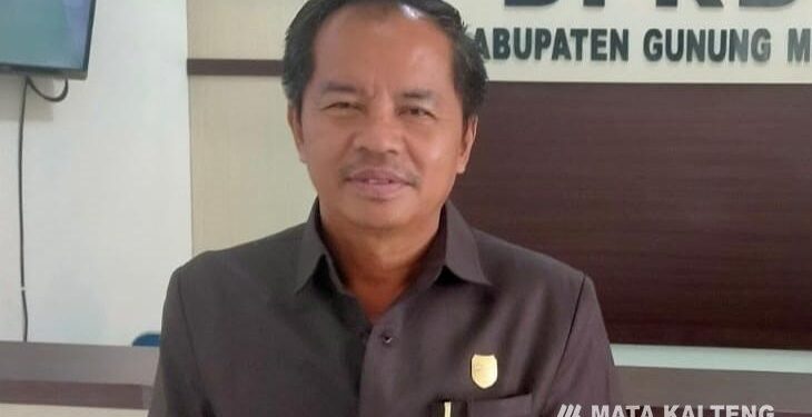Wakil Ketua Komisi I DPRD Gunung Mas Polie L Mihing