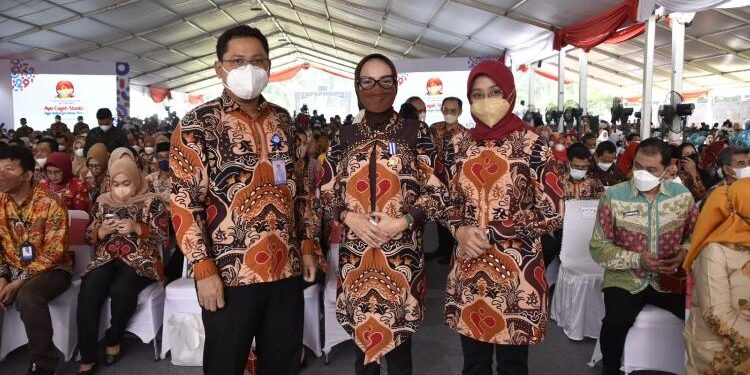 FOTO: HUMAS/MATAKALTENG - Peringatan Hari Keluarga Nasional (Harganas) ke-29 Tahun 2022 di Lapangan Merdeka Kota Medan, Sumatera Utara.