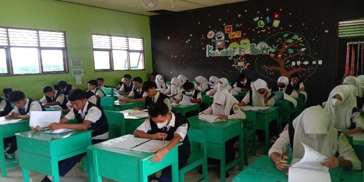 FOTO: DIAN/MATA KALTENG - Suasana di salah satu sekolah di Kotim.
