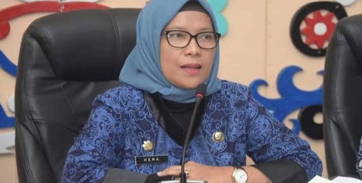 Sekretaris Daerah Kota Palangka Raya, Hera Nugrahayu.