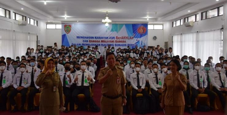 FOTO : IST/MATAKALTENG - Pelatihan Dasar gelombang IV bagi CPNS di Provinsi Kalimantan Tengah.