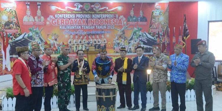 FOTO: MMC/MATAKALTENG - Konferensi Provinsi II (Konferprov-II) Gerakan Pemuda Dayak (Gerdayak) Indonesia Kalimantan Tengah (Kalteng) Tahun 2022.