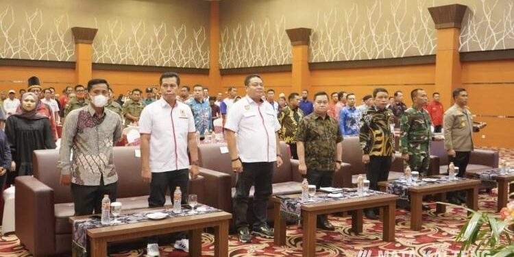 FOTO : Humas/MATA KALTENG - Bupati Kotim Halikinnor, saat menghadiri pembukaan rapat koordinasi persiapan pekan olahraga provinsi (Porprov) Kalimantan Tengah, Kamis 22 Desember 2022.