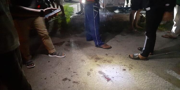FOTO: IST/MATAKALTENG - Lokasi kejadian korban ditemukan warga.