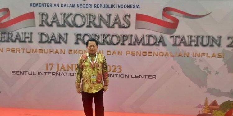 FOTO: IST/MATAKALTENG - Ketua DPRD Kalteng H. Wiyatno saat mengikuti Kepala Daerah dan Forum Komunikasi Pimpinan Daerah.
