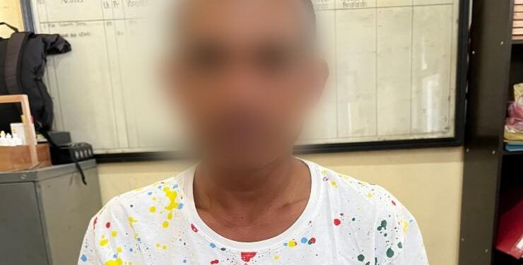 FOTO : IST/MATAKALTENG - Pelaku pencurian yang diamankan aparat Kepolisian.