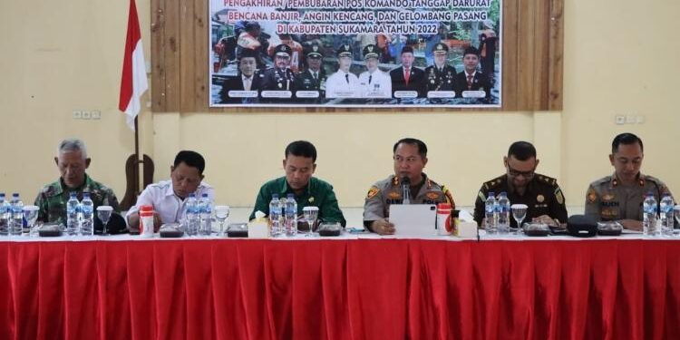 FOTO : AKH/MATAKALTENG - Status tanggap darurat bencana banjir di Kabupaten Sukamara dinyatakan selesai.