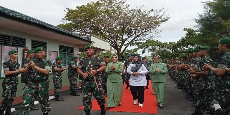 FOTO : AGUS/MATA KALTENG - Danrem 102/Panju Panjung (Pjg) (Palangkaraya) Brigjen TNI Yudianto Putra Jaya saat kunjungi Kodim 1015 Sampit, Rabu, 25 Januari 2023.