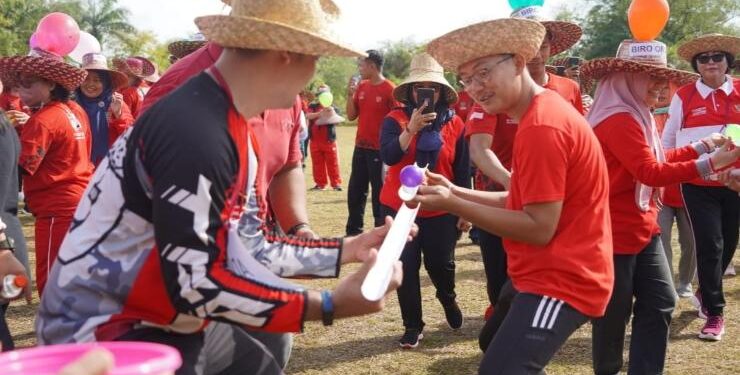 FOTO : IST ADPIM/MATAKALTENG - Sekretariat Daerah (Setda) Provinsi Kalimantan Tengah (Kalteng) menggelar outbound.