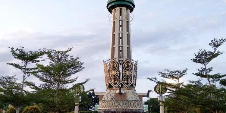 FOTO : IST/MATAKALTENG - Suasana Taman Kota Sampit bagian dalam sekarang.