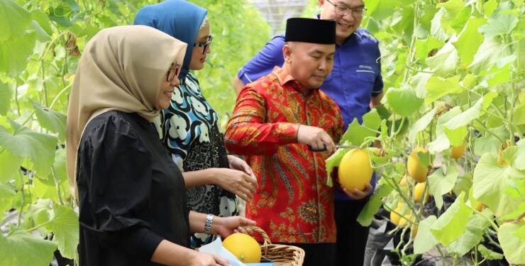 FOTO : IST MMC/MATAKALTENG - Penandatanganan Perjanjian Kerja Sama (PKS) untuk penguatan kelembagaan dan pengelolaan bisnis Badan Usaha Milik Desa (BUMDes) Kalteng.