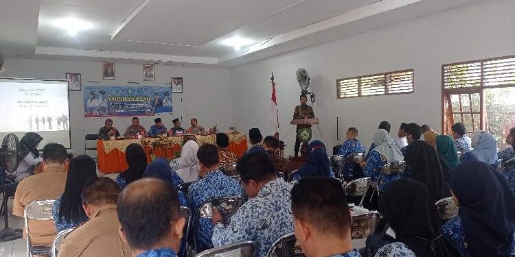 FOTO : DEVIANA/MATAKALTENG - Suasana Musrenbang di Kecamatan Baamang, Selasa 17 Januari 2023.