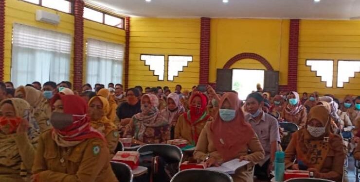 FOTO : DOK/MATA KALTENG - Guru yang mengikuti pelatihan di Balai Pelatihan Guru di Kabupaten Kotim.