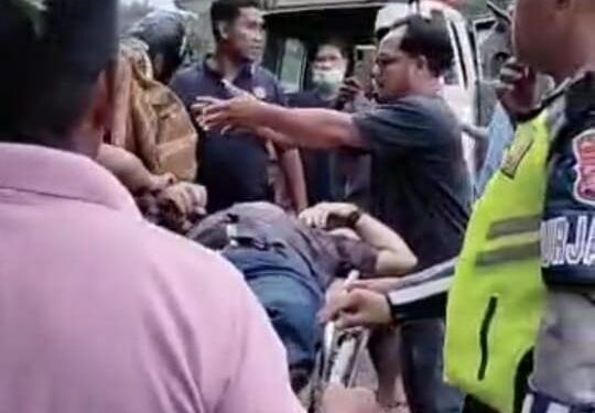 FOTO : IST/MATA KALTENG - Proses evakuasi, Minggu, 29 Januari 2023.