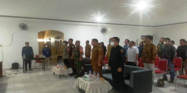 FOTO : SID/MATA KALTENG - Suasana rakor pemetaan TPS pemilu tahun 2024, dan pembentukan TPS di lokasi khusus, di aula kantor KPU setempat, Selasa, 24 Januari 2023.
