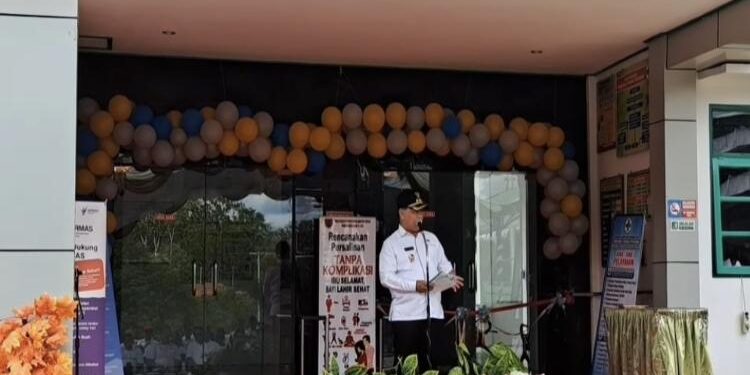 FOTO : Humas/MATA KALTENG - Peresmian puskesmas Tumbang Penyahuan.