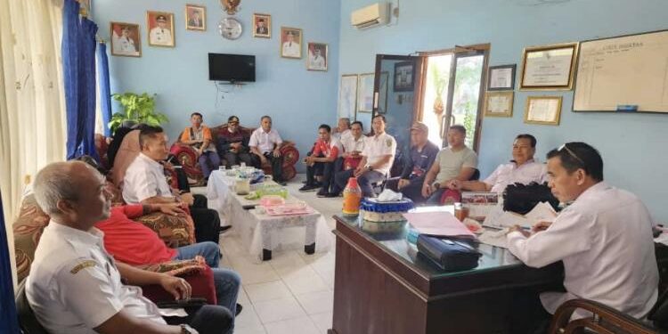 FOTO : Kecamatan/MATA KALTENG- Rapat persiapan Musrenbang RKPD di Kecamatan Kota Besi.