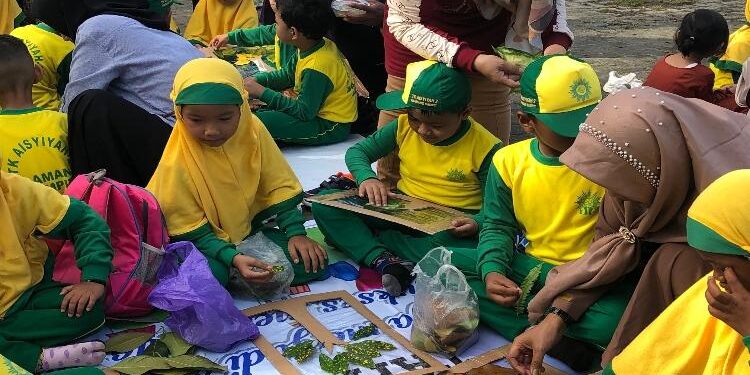 FOTO DIAN TARESA/MATA KALTENG - Pendidikan anak usia dini.