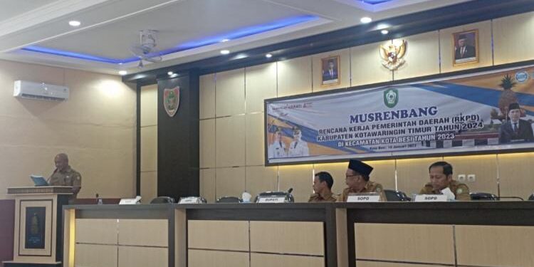 FOTO : Kecamatan/MATA KALTENG - Kegiatan Musrenbang di Kecamatan Kota Besi.