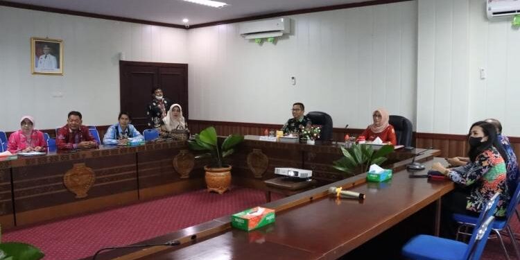 FOTO: ADPIM/MATAKALTENG - elaksanaan Rapat Koordinasi (Rakor) Pelaksanaan Gernas BBI di Ruang Rapat Bajakah.
