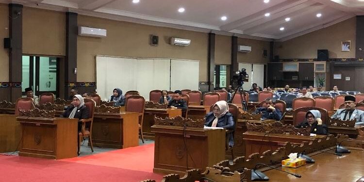FOTO : DIAN TARESA/MATA KALTENG - Suasana penyampaian hasil reses DPRD Kotim.