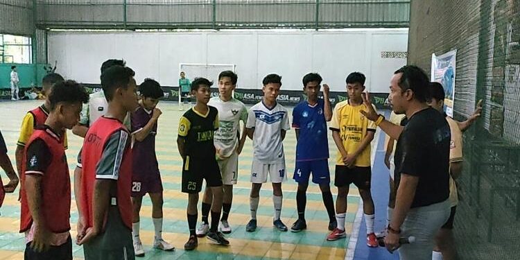 FOTO: IST/MATA KALTENG - Afk Kotim saat melakukan seleksi atlet putra dan putri, untuk persiapan Porprov 2023 belum lama ini.