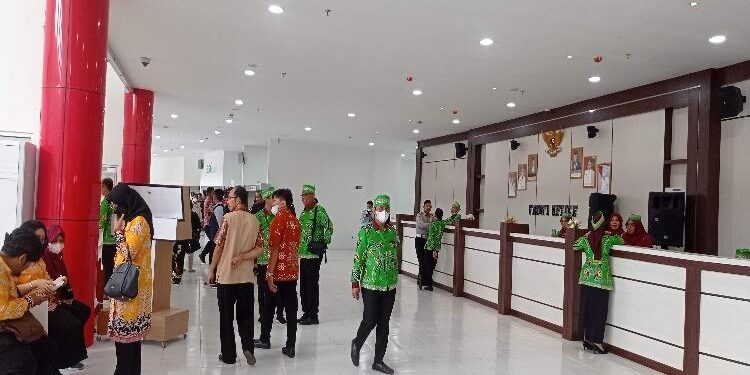 FOTO : DOK DEVIANA / MATAKALTENG - Suasana di MPP Habaring Hurung saat peresmian, 7 Januari 2023. 