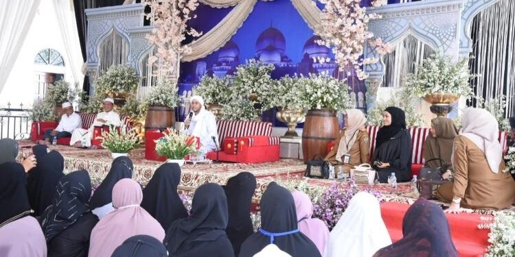FOTO: OLIVIA/MATAKALTENG - Kegiatan Jalsat’ul Itsnain Majelis Taklim dan Tadzkir Al Anwar Lil Habib Muhammad Syahab.
