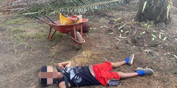 FOTO : IST/MATA KALTENG - Karyawan PT GAP yang ditemukan meninggal dunia, Selasa, 7 Februari 2023.