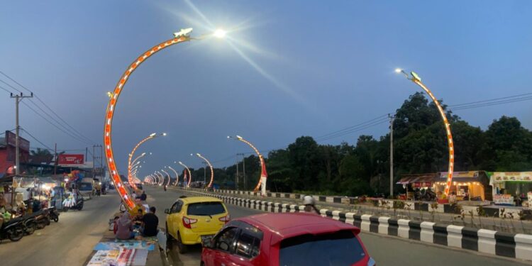 FOTO : IST/MATAKALTENG - Suasana di Terowongan Nur Mentaya Sampit, Kabupaten Kotawaringin Timur.