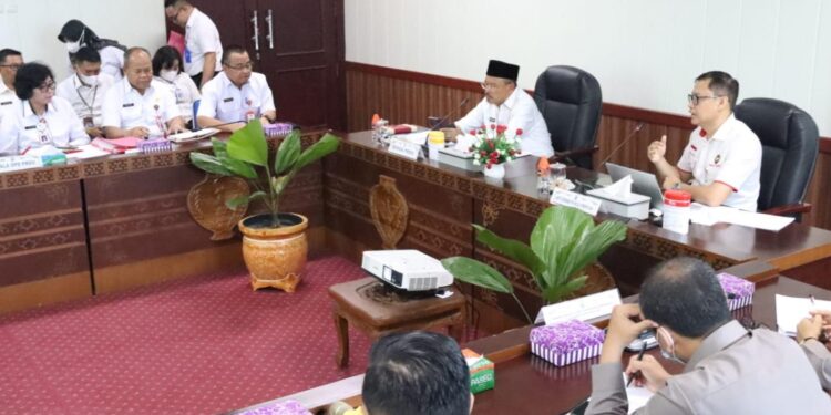 FOTO : IST ADPIM/MATAKALTENG - Audensi antara Kemenko Polhukam RI dengan jajaran Pemprov Kalteng terkait RB
