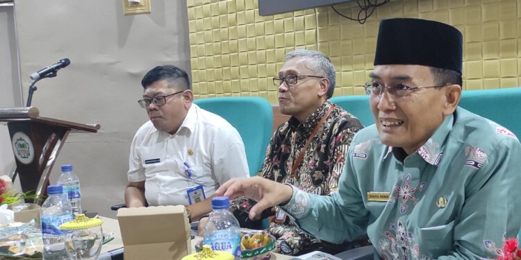 FOTO : OLIVIA/MATAKALTENG - Asesmen lapangan alih bentuk IAIN Palangka Raya menjadi Universitas Islam Negeri (UIN) Palangka Raya.