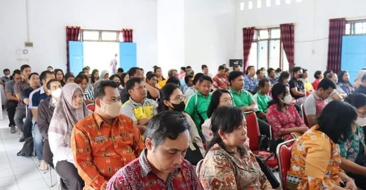 FOTO : DPRD GUMAS/MATA KALTENG - Suasana musrenbang RKPD di tingkat kecamatan Kurun, pekan lalu.