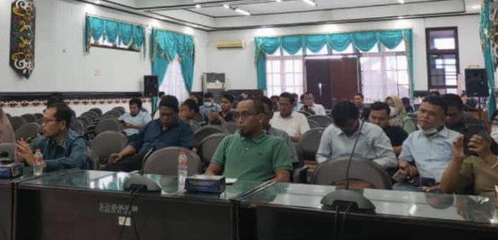 FOTO : KPU/MATA KALTENG - Rapat koordinasi KPU Kotim bersama PBS di Kotim.