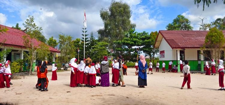 FOTO : DIAN TARESA/MATA KALTENG - Suasana di salah satu sekolah di Kotim.
