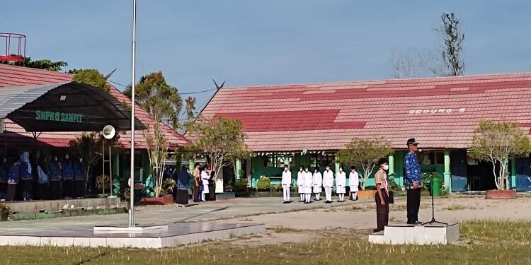 FOTO : DIAN TARESA/MATA KALTENG - Suasana di sekolah.