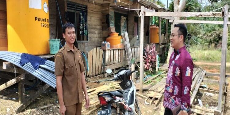 FOTO : DOKUMENTASI/MATA KALTENG - Kondisi perumahan guru di salah satu desa di Kotim.