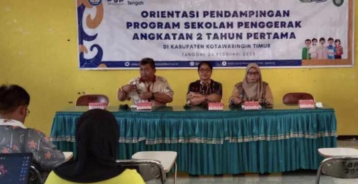 FOTO : Disdik/MATA KALTENG - Orientasi pendampingan prgram sekolah penggerak angkatan dua oleh Disdik Kotim.