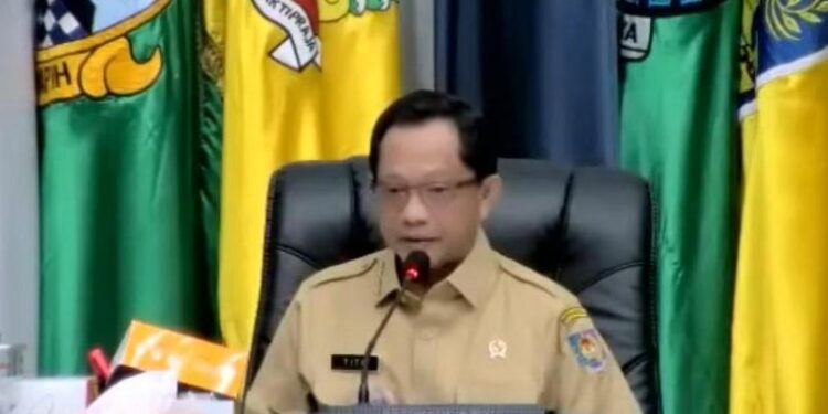 FOTO : IST ADPIM/MATAKALTENG - Rapat Koordinasi (Rakor) Pengendalian Inflasi tahun 2023 yang dipimpin oleh Menteri Dalam Negeri (Mendagri) Republik Indonesia (RI).