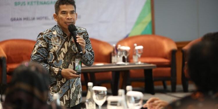 FOTO : Kepala BPJS Ketenagakerjaan Cabang Sampit, Yunan Shahada.