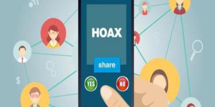 FOTO: ISTIMEWA/MATAKALTENG - Ilustrasi informasi hoaks.