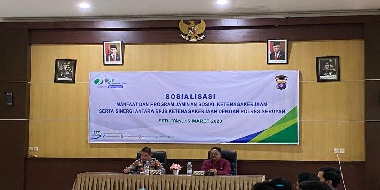FOTO : BPJS/MATA KALTENG - Sosialisasi manfaat jaminan sosial.