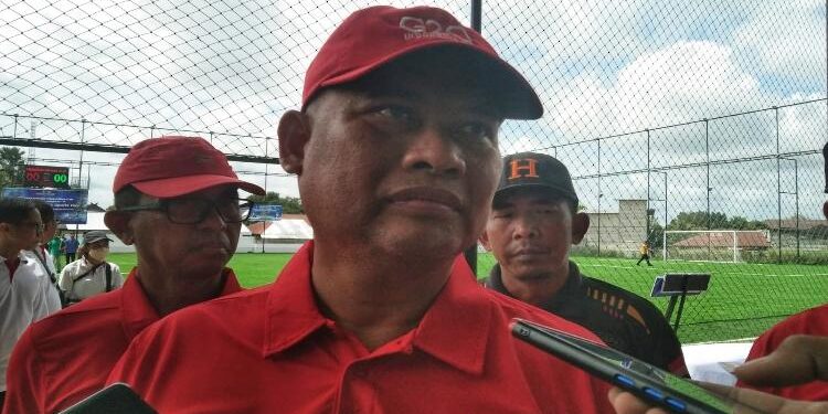 FOTO: RIZAL/MATAKALTENG - Kepala Kanwil Kemenkumham Kalteng, Hendra Ekaputra, usai membuka Hari Bhakti Pemasyarakatan Ke-59.