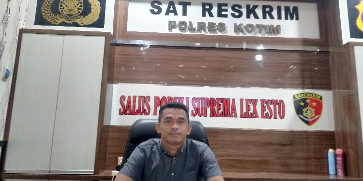 Kasat Reskrim Polres Kotim, AKP Lajun Siado Rio Sianturi.
