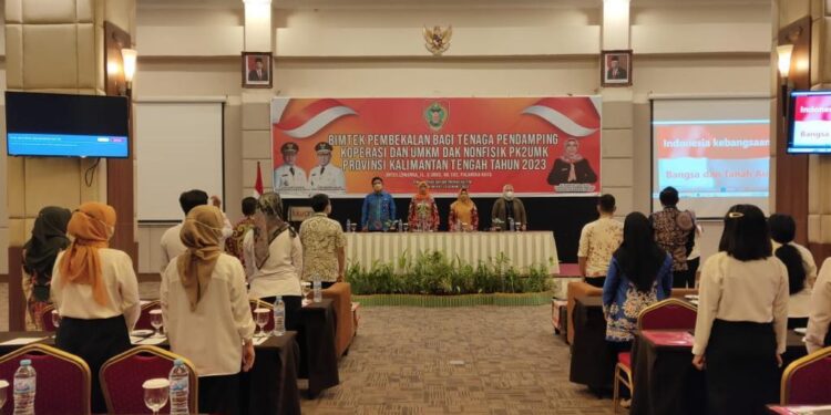 FOTO : IST MMC/MATAKALTENG - Bimtek Pembekalan bagi Tenaga Pendamping Koperasi dan UMKM DAK Nonfisik Program Pengembangan Kapasitas Koperasi dan UKM 2023.