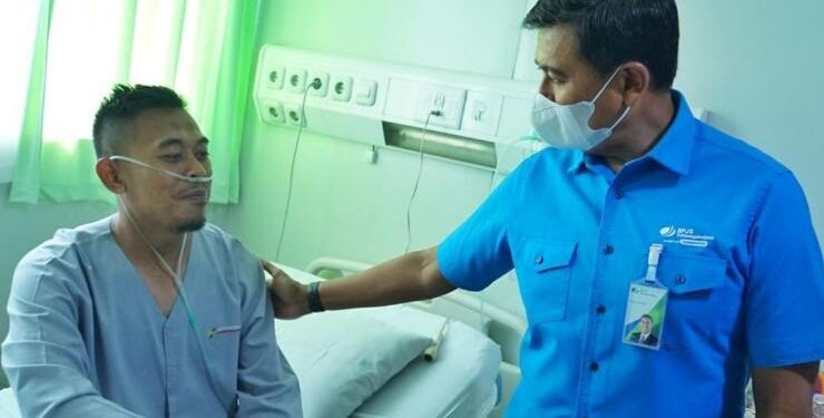 FOTO : IST BPJS/MATA KALTENG - Korban Kebakaran Depo Pertamina plumpang yang ditanggung BPJS Ketenagakerjaan.