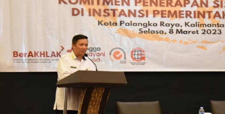 FOTO : IST ADPIM/MATAKALTENG - Kegiatan Audiensi dan Penandatanganan Komitmen Penerapan Sistem Merit di Instansi Pemerintah Daerah.