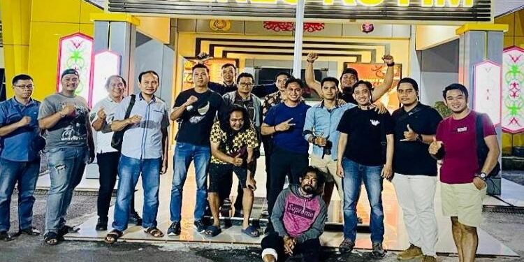 FOTO: IST/MATA KALTENG - Darto saat diringkus oleh tim gabungan Polres Kotim, Kamis 2 Maret 2023 lalu.